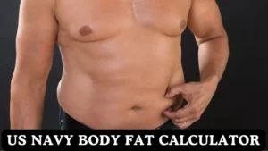 Estimate your total body fat percentage using the U.S. Navy method and BMI method. For best results, measure to the nearest 0.5 cm (1/4 inch).