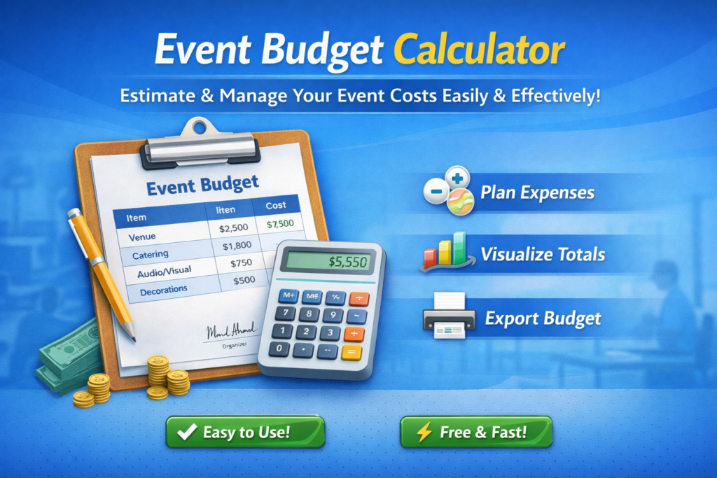 Event Budget Calculator