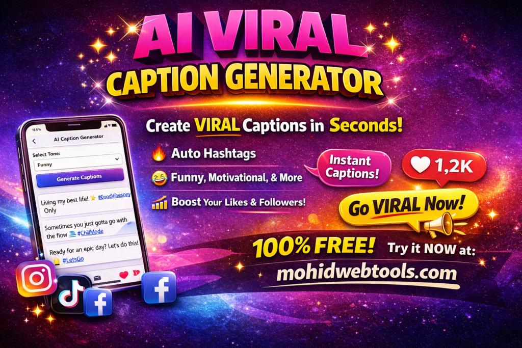 AI Viral Caption Generator