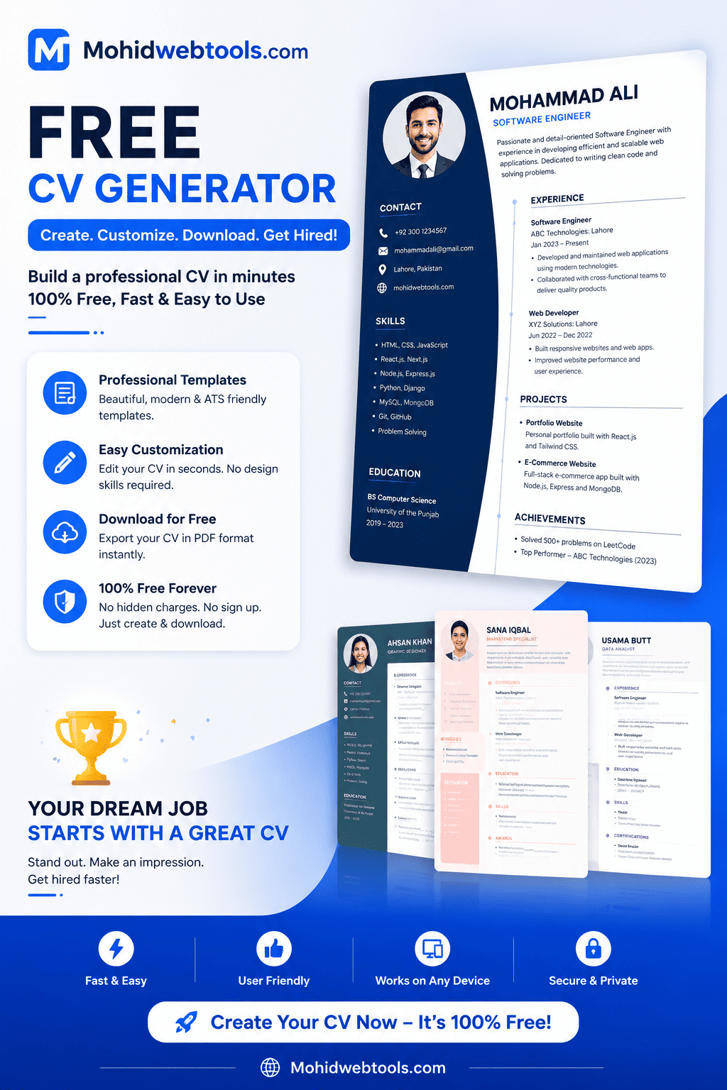 ContentPilot 3 cv generator