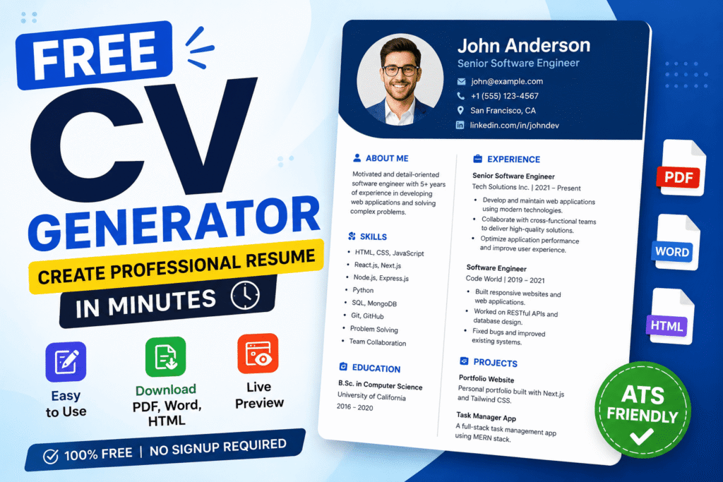 cv generator