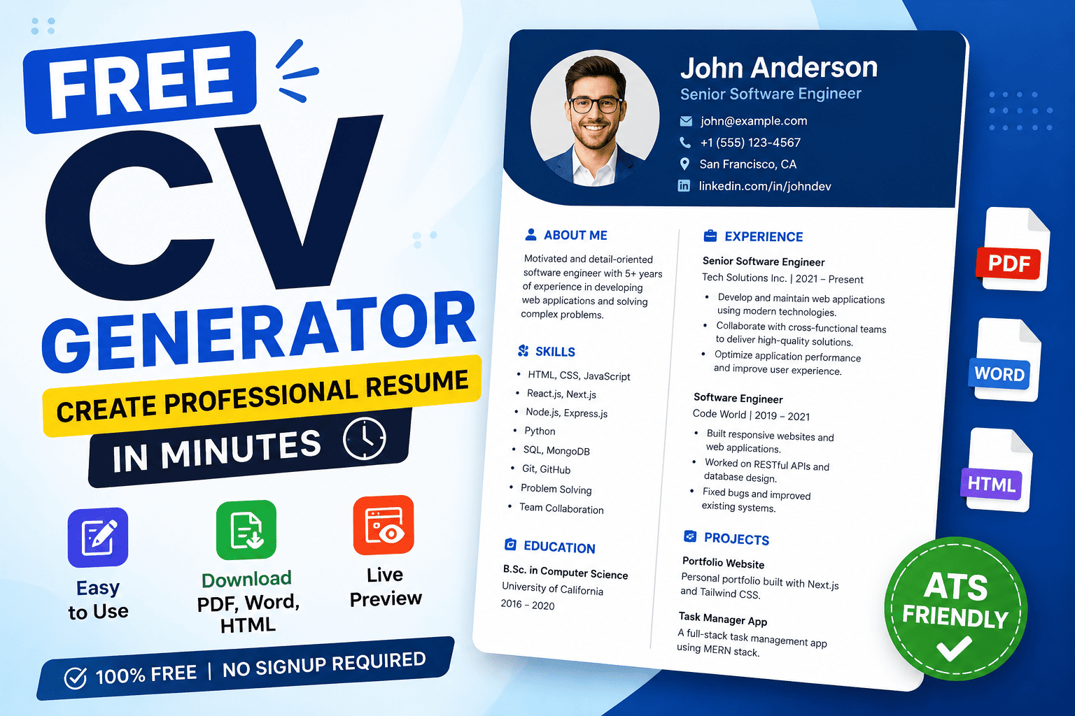 ContentPilot 2 cv generator